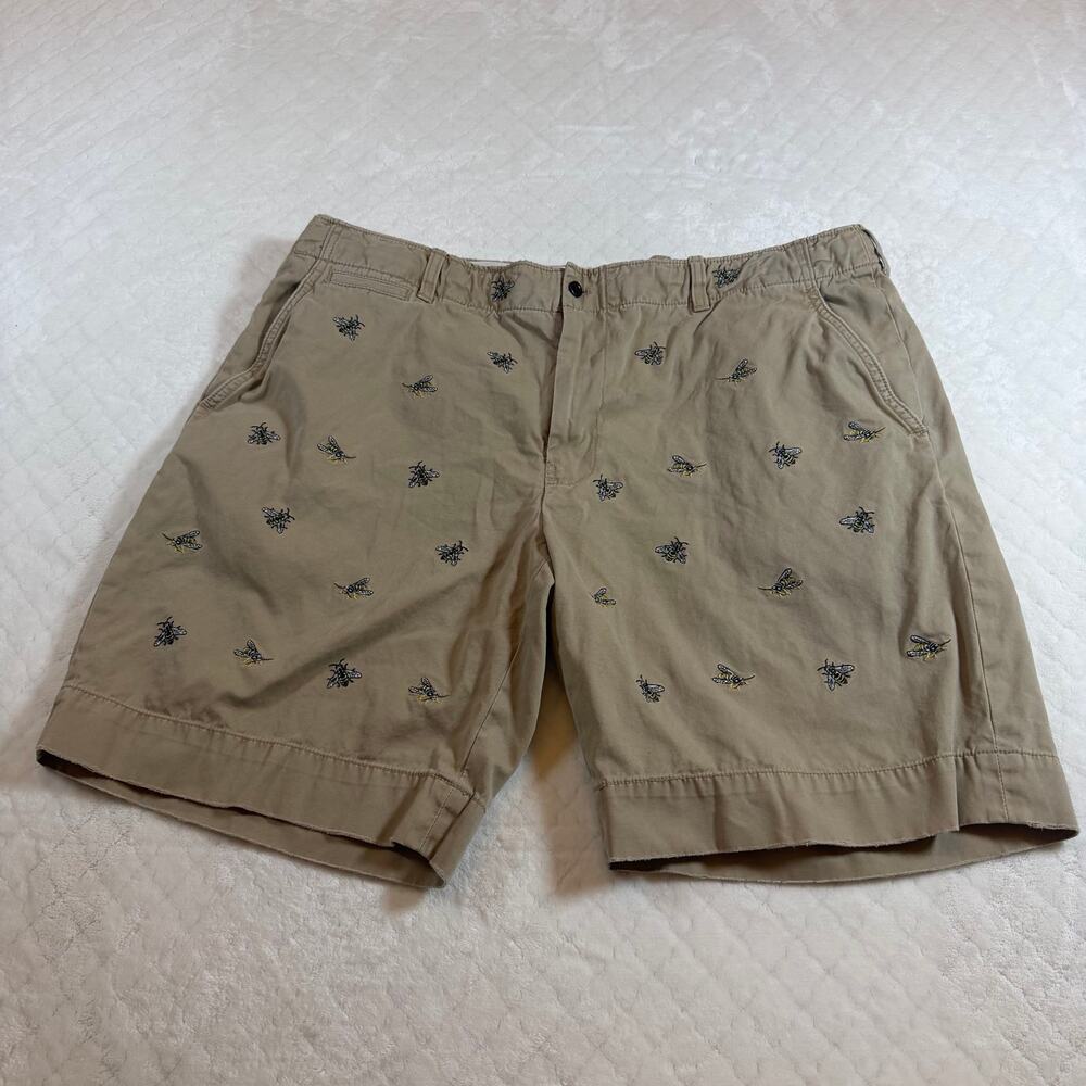 Polo Ralph Lauren All Over Bee Wasp Embroidered Mens Shorts Size 42 see photos